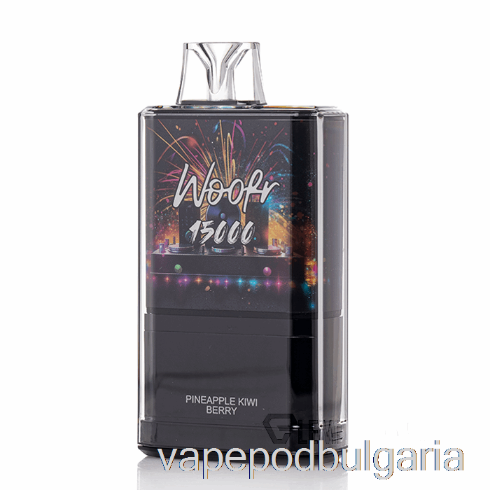 Vape 10000 Дръпки Woofr 15000 за еднократна употреба ананас киви бери